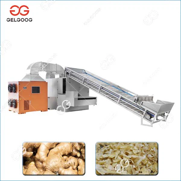 Mesh Belt Ginger Dehydrating Machine